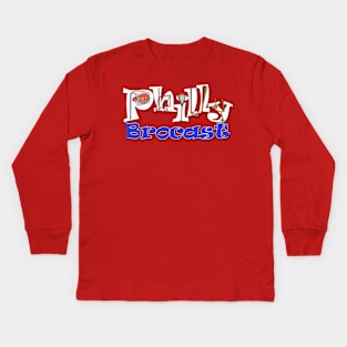 Philly Brocast Logo 2 Kids Long Sleeve T-Shirt